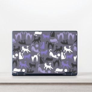 Adorable Yoga Cute Cat Poses HP Laptop Skin