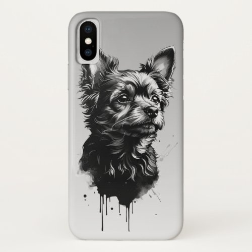 Adorable Yorkshire Terrier _ Cute Dog Lover Gift  iPhone X Case