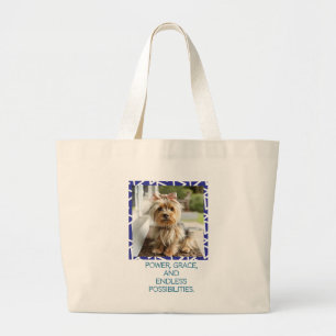 Adorable Yorkshire Terrier – Motivational Tote Bag