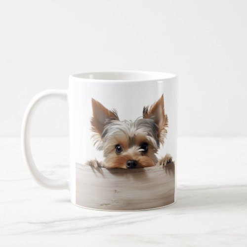 adorable yorkshire terrier photography mug