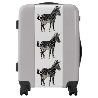 zebra suitcases