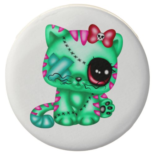Adorable Zombie Kitty  Chocolate Covered Oreo