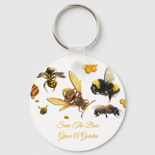 Adorables [3D] Save The Bees Custom  Keychain