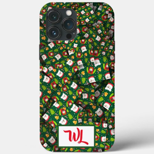 Adorables Christmas 3D Bears Sweaters And Trees iPhone 13 Pro Max Case