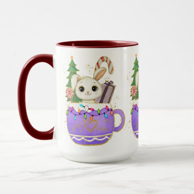 Adorables Christmas Adorable Bunny Mug (Left)