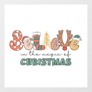 Adorables Christmas Believe In The Magic Floor Decals