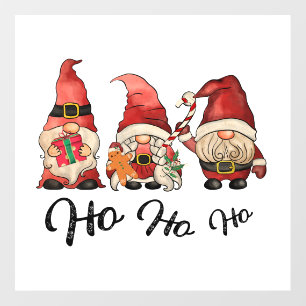 Adorables Christmas Cute Little Gnomes Floor Decals