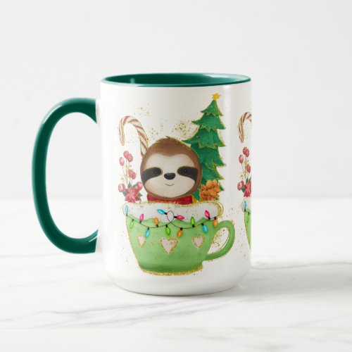 Adorables Christmas Darling Sloth Mug