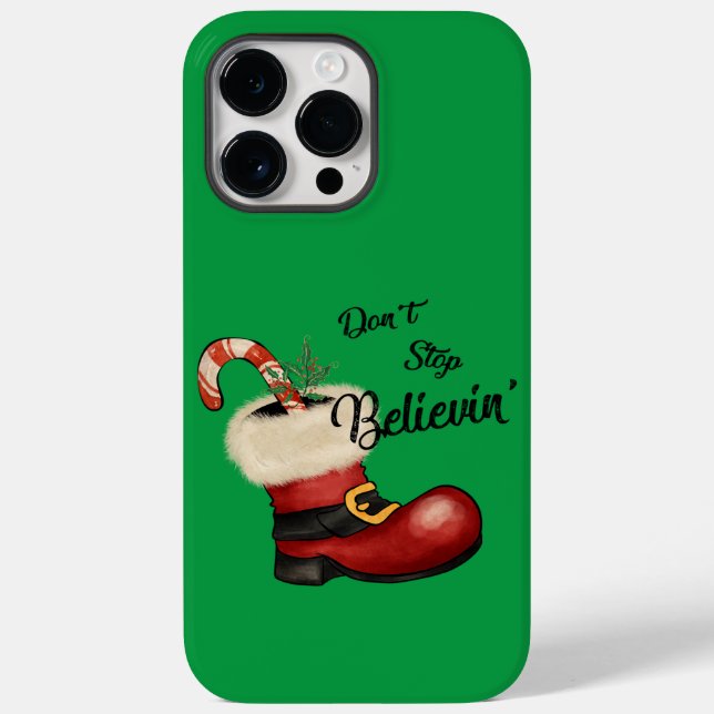 Adorables Christmas Don't Stop Believin' Case-Mate iPhone Case (Back)