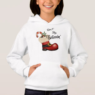 Adorables Christmas Don't Stop Believin' Hoodie