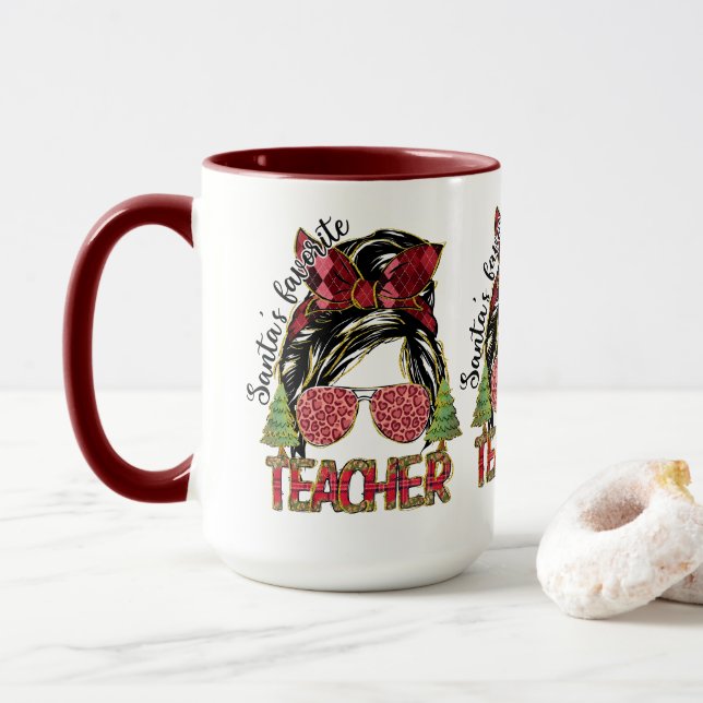 Adorables Christmas Favorite Teacher Mug (With Donut)