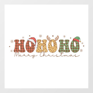 Adorables Christmas Ho Ho Ho Floor Decals