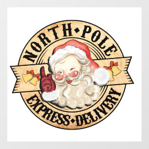 Adorables Christmas North Pole Express Delivery Floor Decals