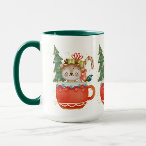 Adorables Christmas Sweet Reindeer Mug