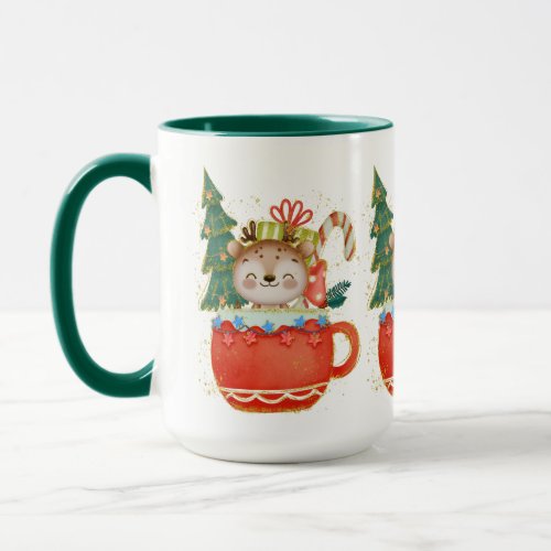 Adorables Christmas Sweet Reindeer Mug