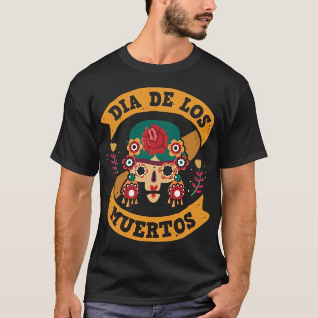Adorables Day of the Dead Mexican Style T-Shirt (Front)