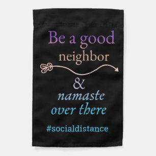 Adorables Funny Quote Namaste Over There Garden Fl Garden Flag