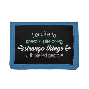 Adorables Funny Women Friends Quotes Tri-fold Wallet