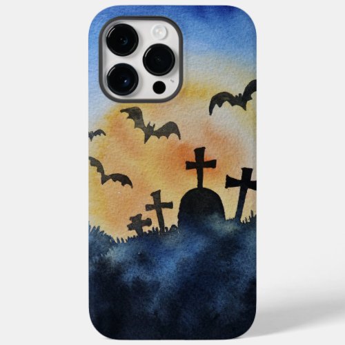 Adorables Halloween Bats In Graveyard  Case_Mate iPhone 14 Pro Max Case