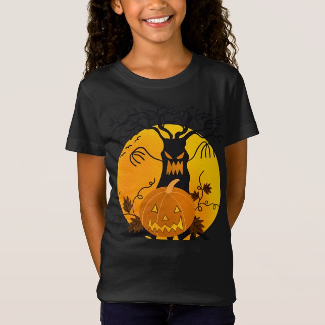 Adorables Halloween Creepy Tree T-Shirt (Front)