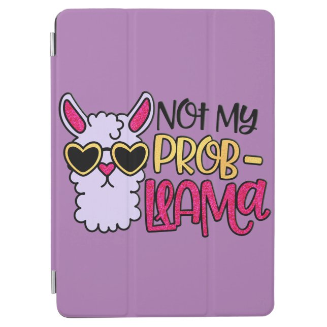 Adorables LLama Love Not My Probllama  iPad Air Cover (Front)