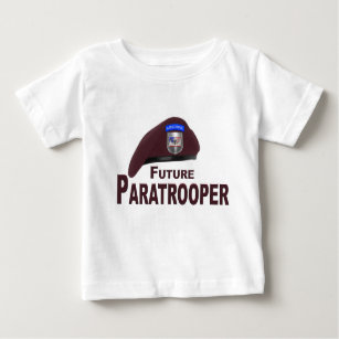 Adorably Cute Future Paratrooper Beret Baby T-Shir Baby T-Shirt