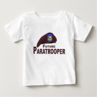 Adorably Cute Future Paratrooper Beret Baby T-Shir