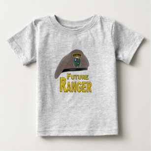 Adorably Cute Future Ranger Beret Baby T-Shirt