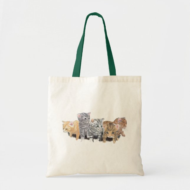 Adorably Cute Kittens Tote Bag (Front)