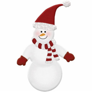 Adorably Cute Snowman Cutout