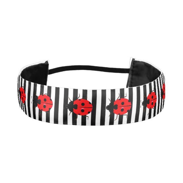 Adorably Cute Wide Ladybugs Non-slip Headbands (Front)