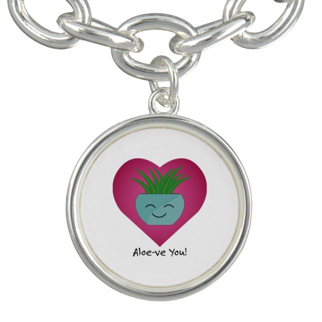 Adorably Funny Aloeve You  Aloe Bracelet (Design)