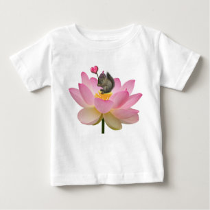 Adorably Sweet Baby Hipster Squirrel Baby T-Shirt