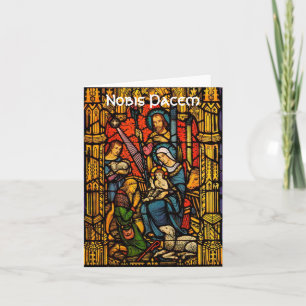 Adoration in Glass Holiday Card