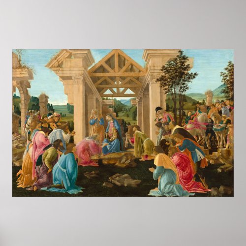 Adoration Magi _ Sandro Botticelli Fine Art Poster