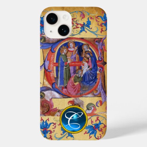 ADORATION OF MAGI CHRISTMAS PARCHMENT MONOGRAM Case_Mate iPhone 14 CASE