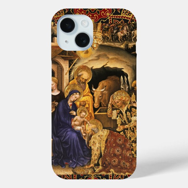 ADORATION OF MAGI  Gentile Da Fabriano, Christmas  Case-Mate iPhone Case (Back)