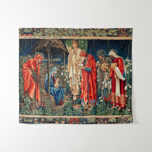 ADORATION OF MAGI MorrisBurne_Jones Christmas Tapestry