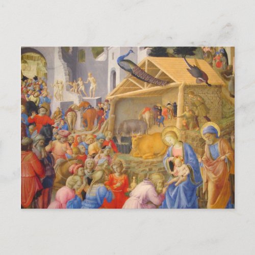 Adoration of Magi Postcard