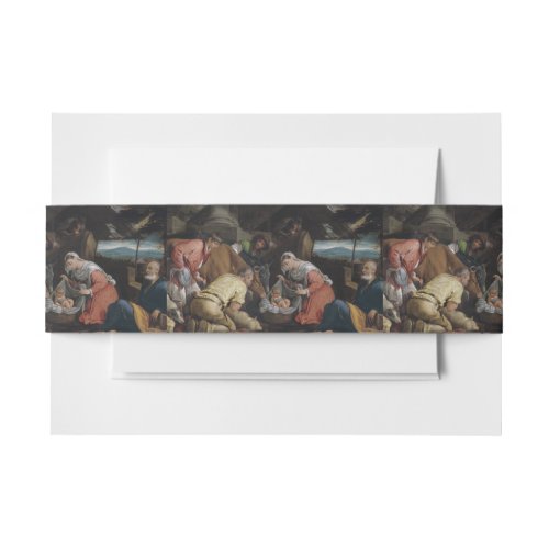 Adoration of Shepherds Invitation Belly Band