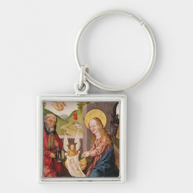 Adoration of the Child Keychain (Front)