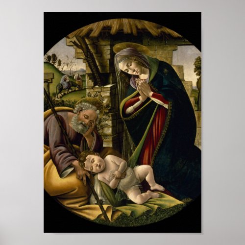 Adoration of the Christ Child Poster