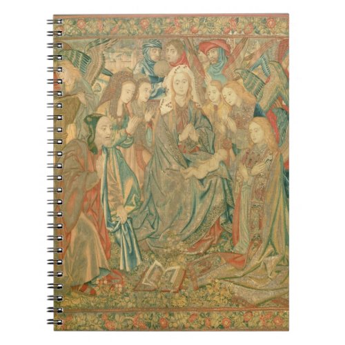 Adoration of the Christ child  Tapestry Notebook
