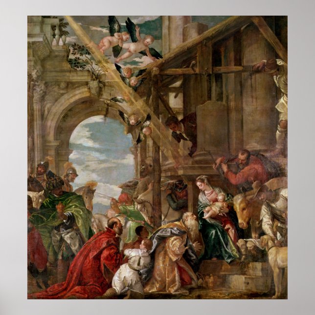 Adoration of the Kings, 1573 Poster (Front)
