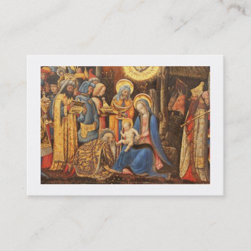 Adoration of the Kings  Adorazione dei Magi Business Card
