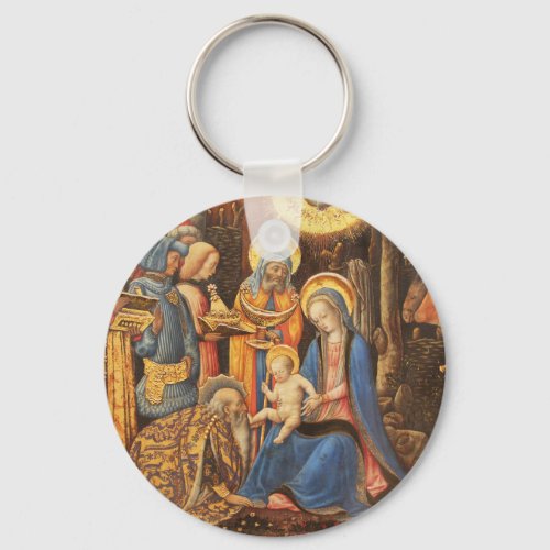 Adoration of the Kings  Adorazione dei Magi Keychain