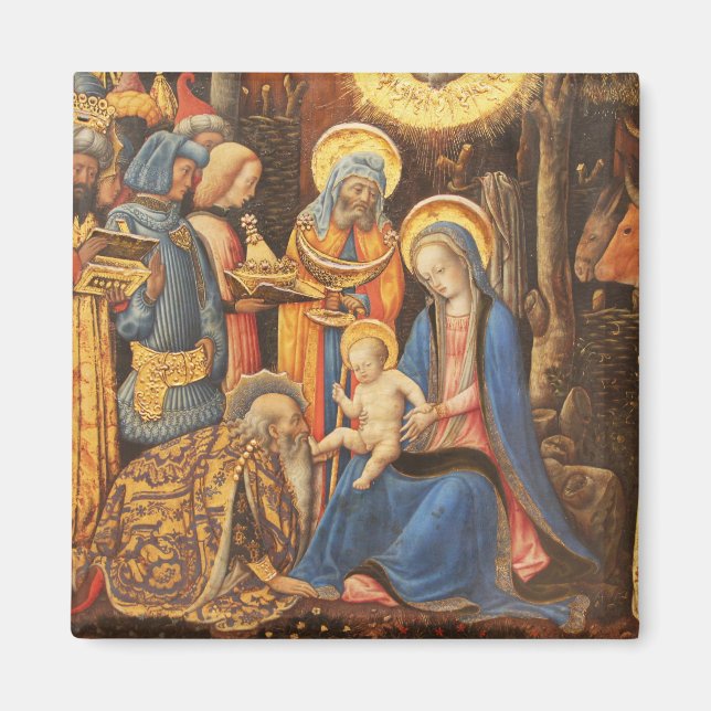 Adoration of the Kings  (Adorazione dei Magi) Magnet (Front)