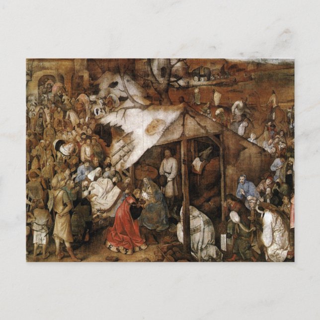 Adoration of the Kings by Bruegel the Elder Postca Postcard (Front)