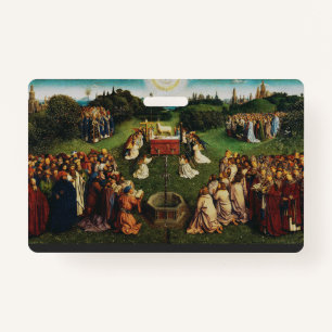Adoration of the Lamb by Jan van Eyck Badge