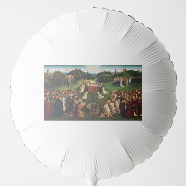 Adoration of the Lamb by Jan van Eyck Balloon (Front)